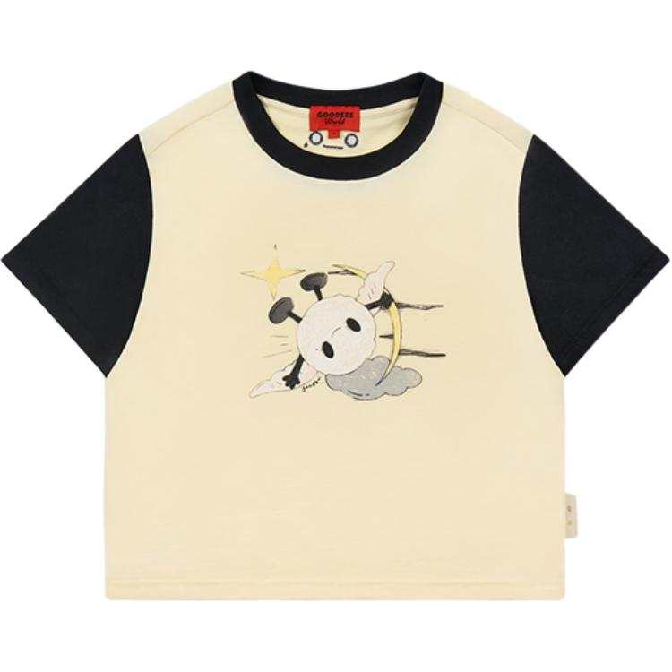 GOOD BAI GOODEES T Shirts Women's Crew Neck Moderate Straight Fit