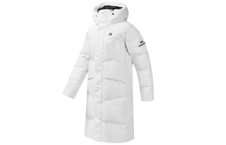 FILA Down Jackets Women's Jade White Hooded Thickened Other