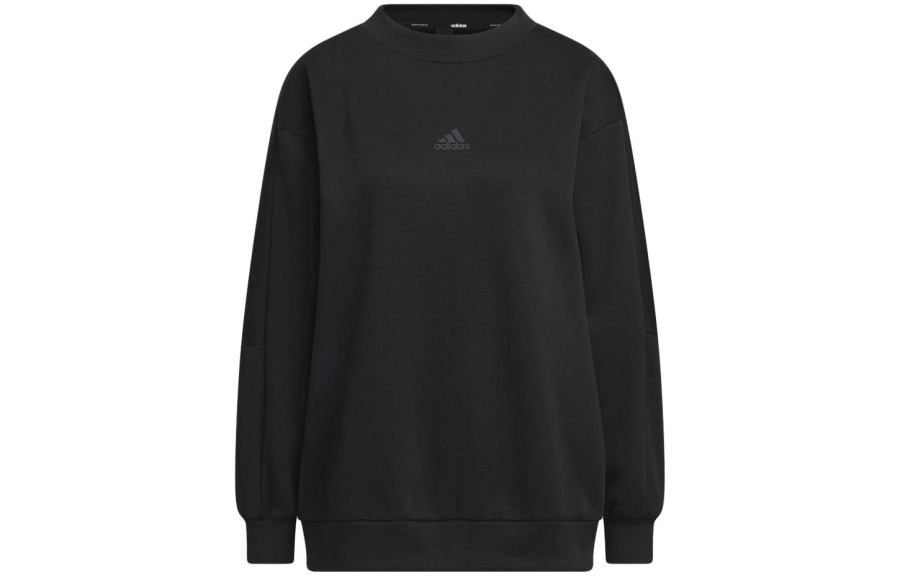Adidas Adidas Sweatshirts Women's Black Crew Neck Moderate Other