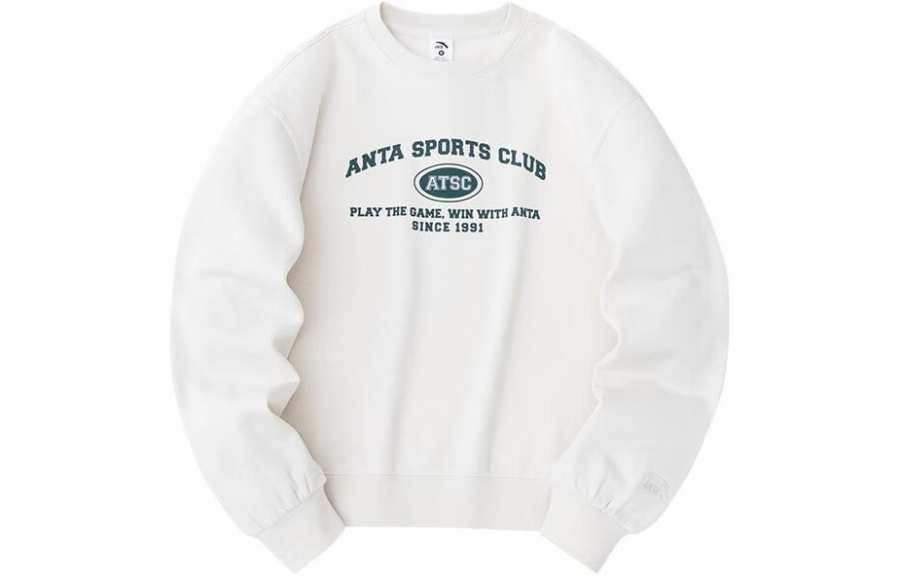 Anta Life Collection Sweatshirt Women's Euryale Stone White