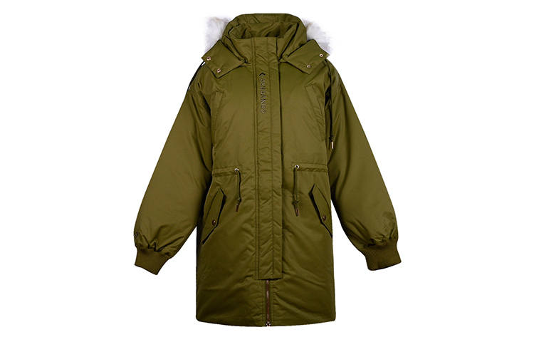Converse Converse Down Jacket Winter Women's Army Green