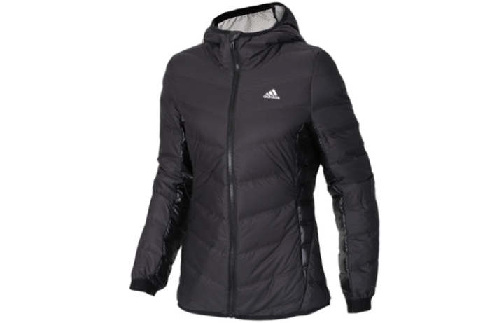 Adidas Adidas Down Jackets Women's Black Hooded Moderate Other