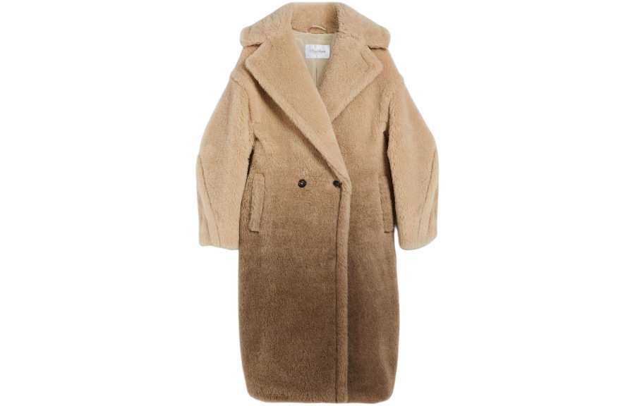 MaxMara Teddy Bear Icon Coat In Wool And Alpaca Jackets & Coats Women's Sand