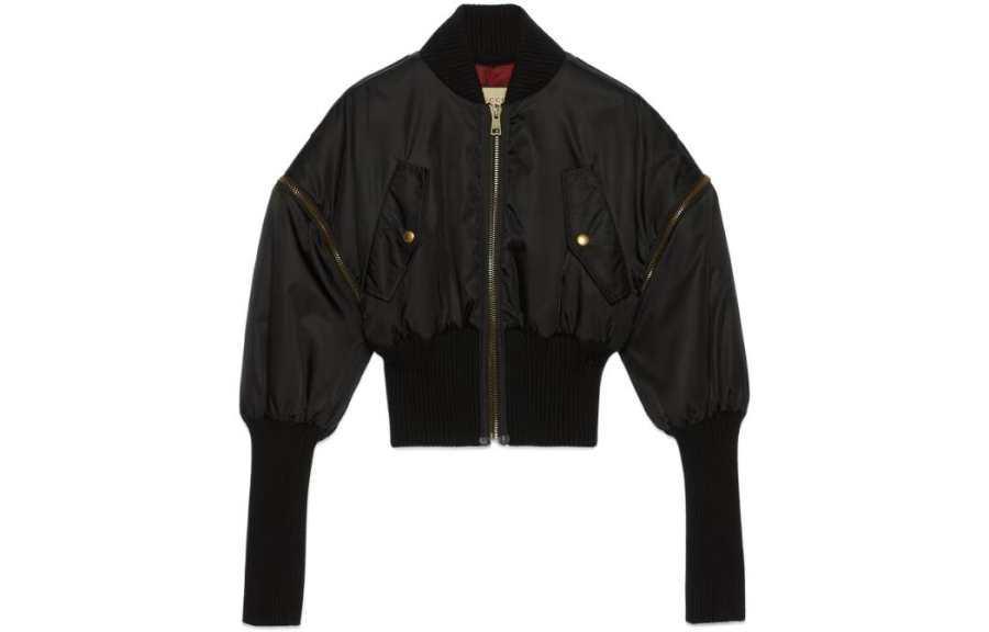 GUCCI 【Previous Season】padded cropped bomber jacket