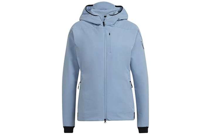 Adidas Adidas Jackets Women's Sky Blue Hooded Moderate Other