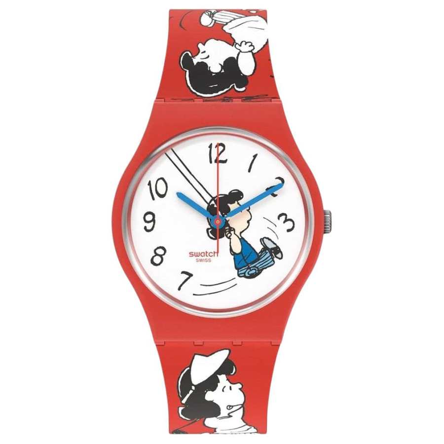 SWATCH SWATCH Quartz Movement Unisex Watch 41mm White Dial Bio Based Material Watch Case Silicone Strap