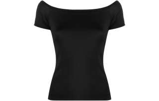 Ralph Lauren Collection boat neck silk blend shirt