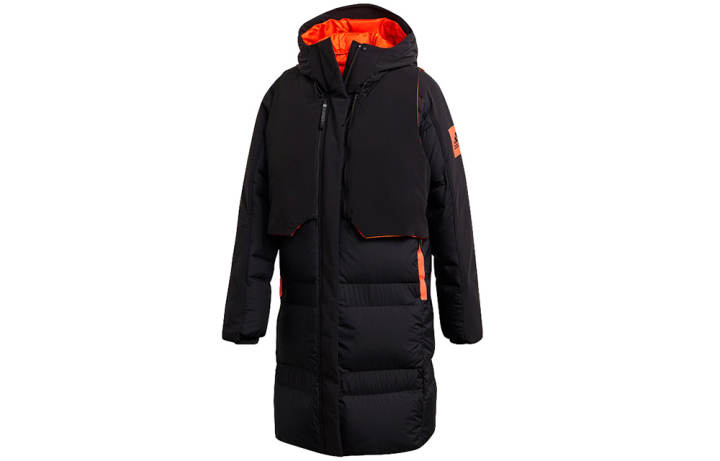 Adidas Adidas MYSHELTER Down Jackets Women's Black Hooded Thickened Other
