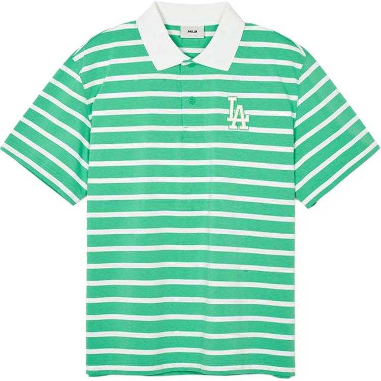 MLB Los Angeles Dodgers Polo Shirt Women's Yellow Green