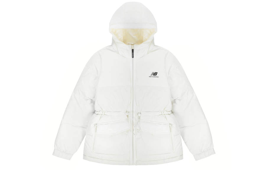 New Balance New Balance Down Jackets Women's Ivory Hooded Moderate Other