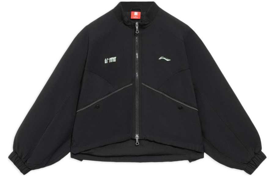 Li-Ning Li Ning Jackets Women's Black Stand Collar Moderate Other