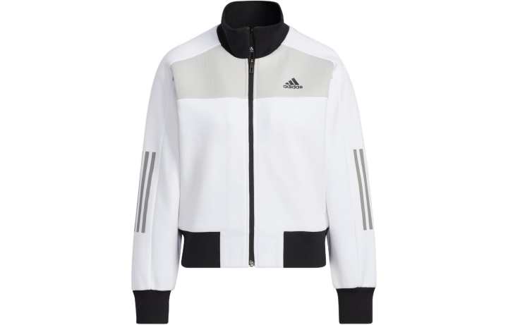 Adidas Adidas Jackets Women's White Stand Collar Moderate