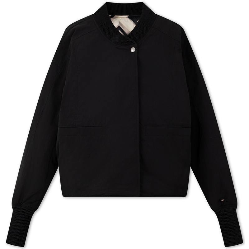 Tommy Hilfiger Jacket Women's Black/Black White