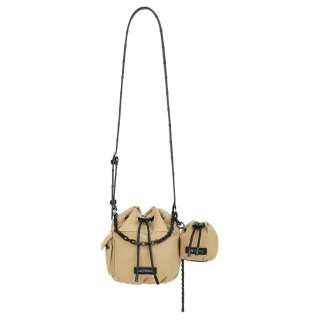 WE11DONE Cotton Crossbody Bag, Shoulder Bag Women's Yellow