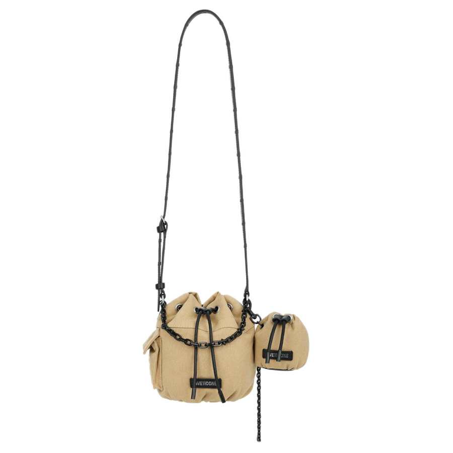 WE11DONE Cotton Crossbody Bag, Shoulder Bag Women's Yellow