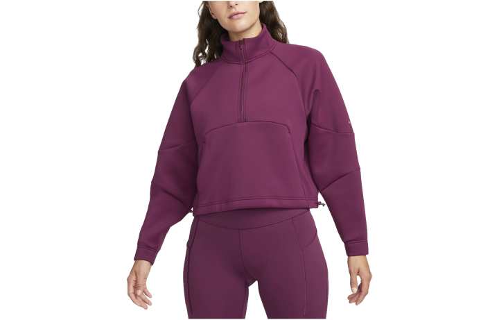 Nike Nike Sweatshirts Women's Dark Red Stand Collar Moderate Regular