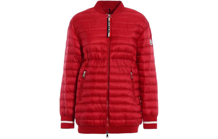 Moncler Moncler Rib Bone Down Jacket Women's Red