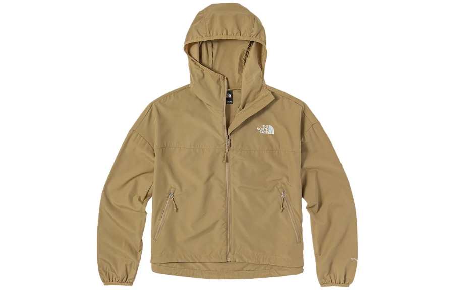 THE NORTH FACE Jackets Women's Khaki Hooded Moderate Other