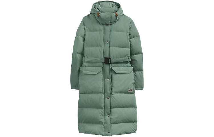 THE NORTH FACE Down Jackets Women's Green Hooded Moderate Other
