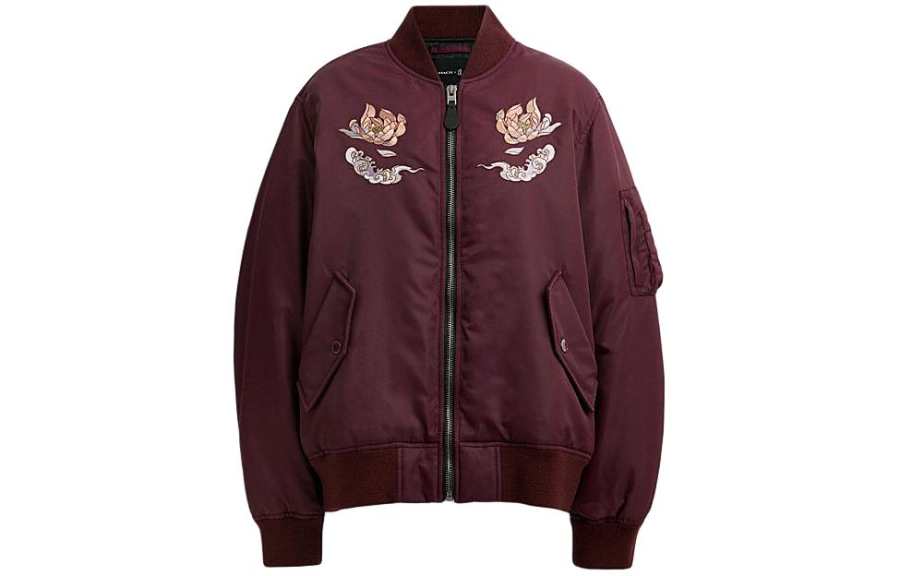 COACH SS24 Jackets & Coats Women's Burgundy