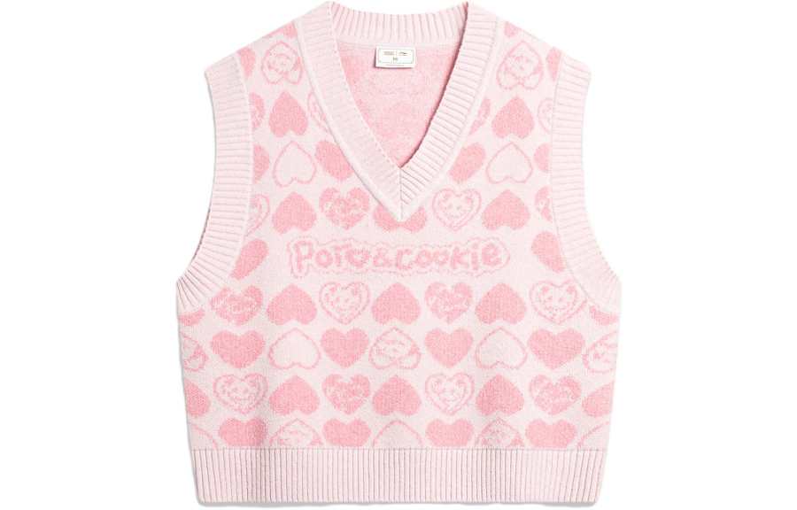 Li-Ning Li Ning x LEAGUE OF LEGENDS Knitwear Women's Light Pink All Over Print