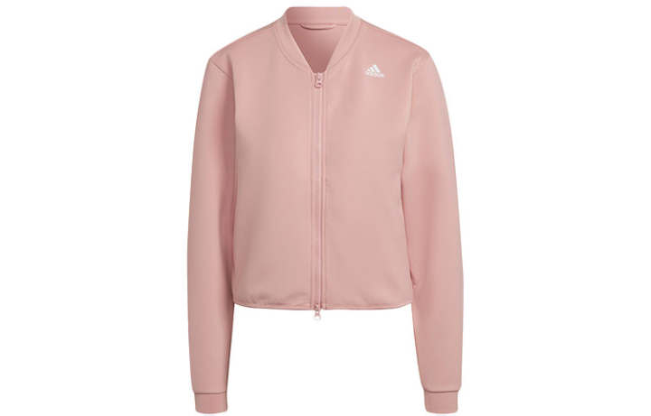 Adidas Adidas Jackets Women's Pink Baseball Collar Moderate Other
