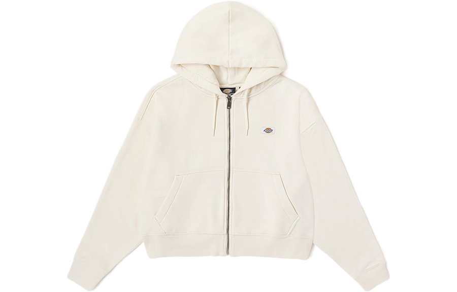 Dickies Sweatshirts Women's Beige Hooded Moderate Cardigan