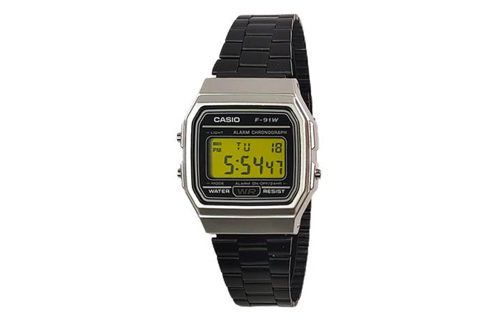 CASIO CASIO Custom Collection Quartz Movement Stainless Steel Strap Watch Men's Watches Black Dial