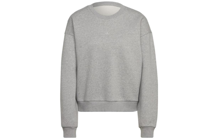 Adidas Adidas Sweatshirts Women's Gray Crew Neck Moderate Regular