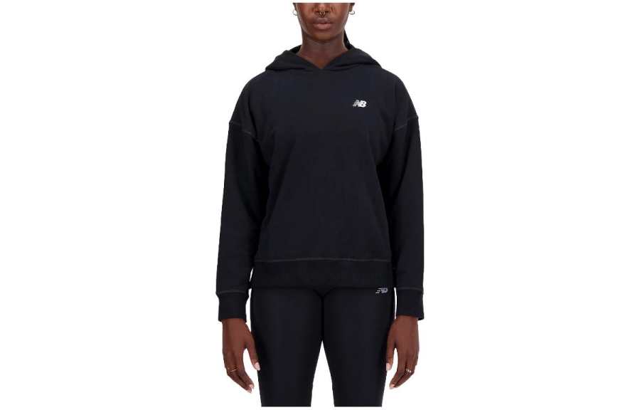 New Balance New Balance Sweatshirts Women's Black Hooded Moderate Regular