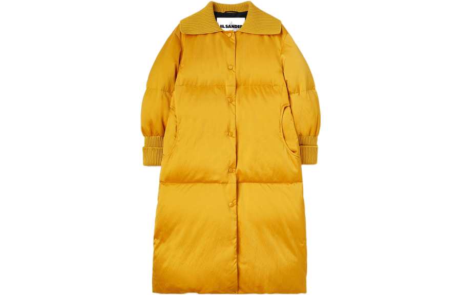 JIL SANDER Jackets Women's Yellow Lapel Moderate Other