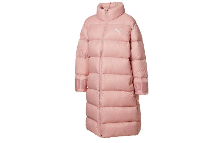 PUMA Down Jackets Women's Wedding Pink Stand Collar Moderate Other