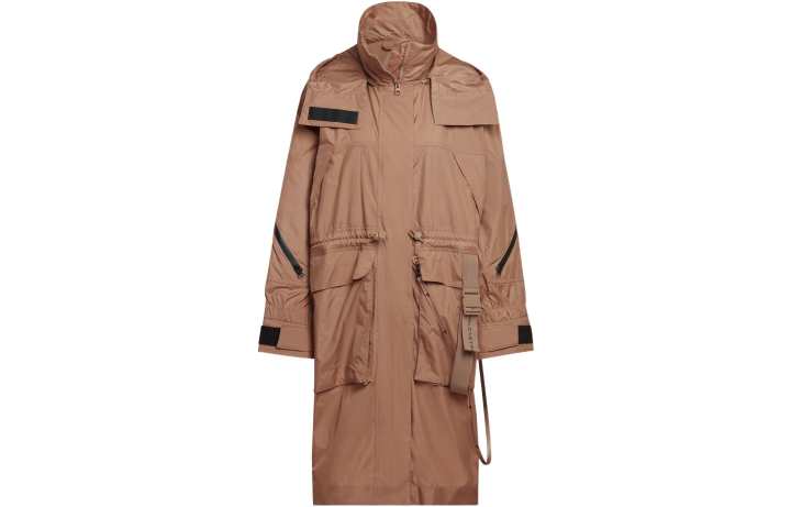Adidas Adidas Jackets Women's Brown Crew Neck Moderate Other