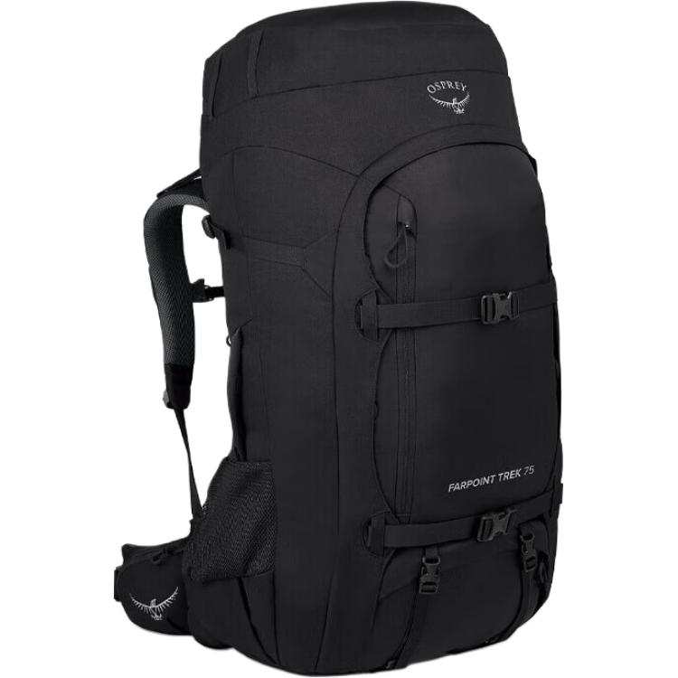 OSPREY 75L Mountaineering Bag Outdoor Bag Hiking Black Men's