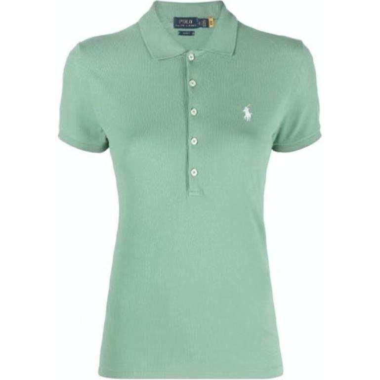 Polo Ralph Lauren SS24 Polo Shirt Women's Green
