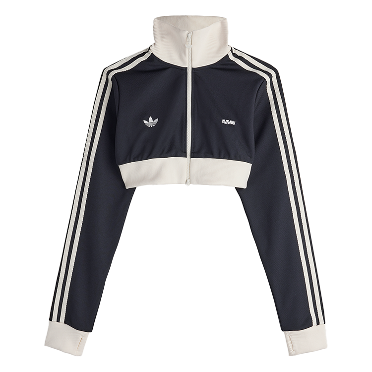 Adidas Originals Adidas X Avavav Cropped Track Top Black