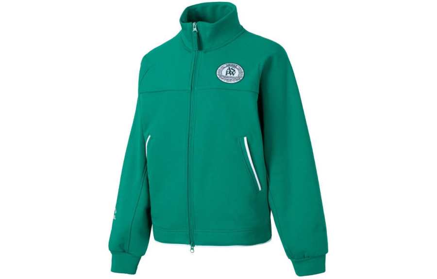 Adidas adidas Women'ss Letter Print Running Training Jacket Green