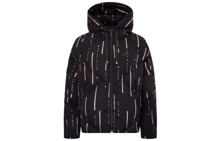 EVISU EVISU Jackets Women's Black Hooded Moderate Other