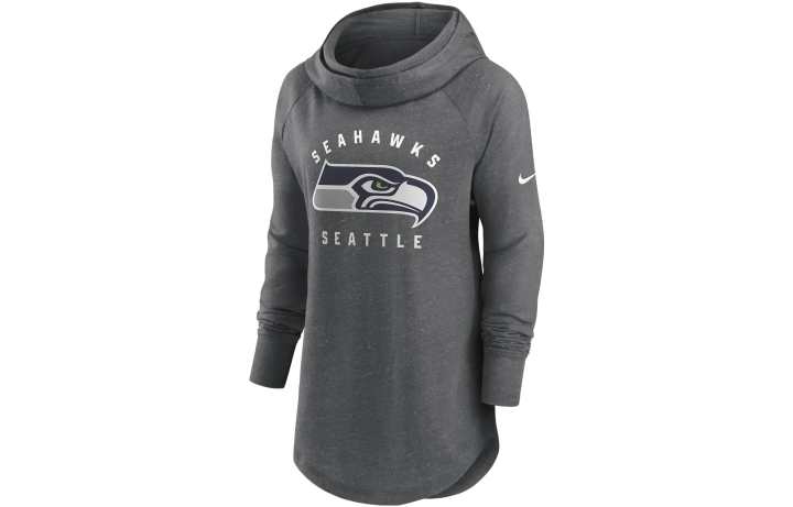 Nike Nike Sweatshirts Women's Gray Hooded Moderate Regular