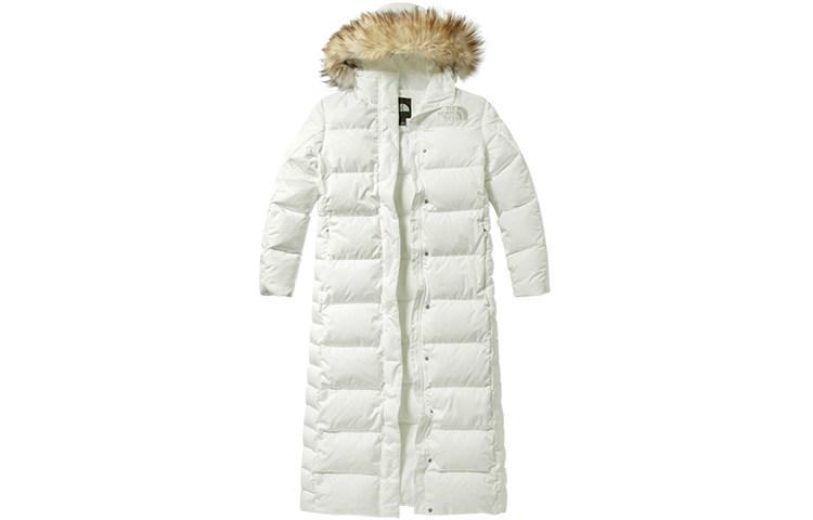 THE NORTH FACE Down Jackets Women's White Hooded Moderate Other