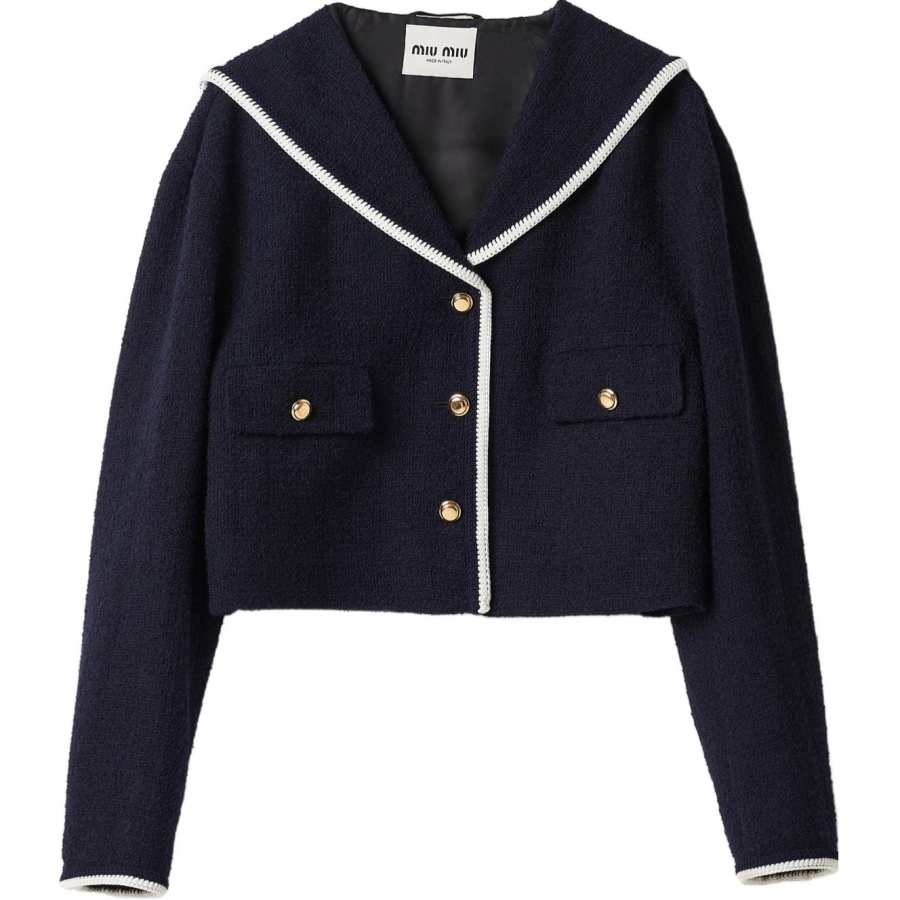 MIU MIU SS24 Jackets & Coats Women's Blue