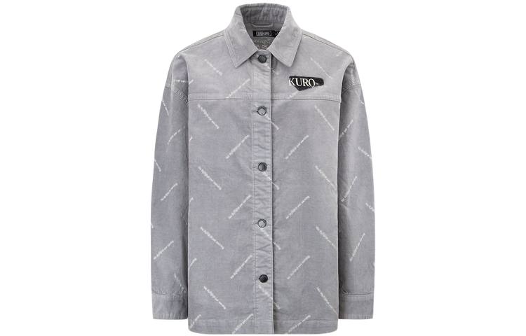EVISU Jackets Women's Lime Gray Shirt Collar Moderate Other