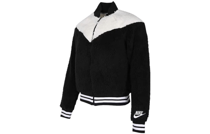Nike Nike Women's Nsw Sherpa Bomber Jacket Black/White