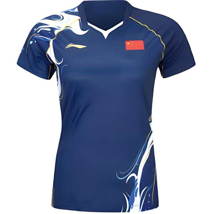 Li-Ning Li Ning T Shirt Women's Dark Ship Blue