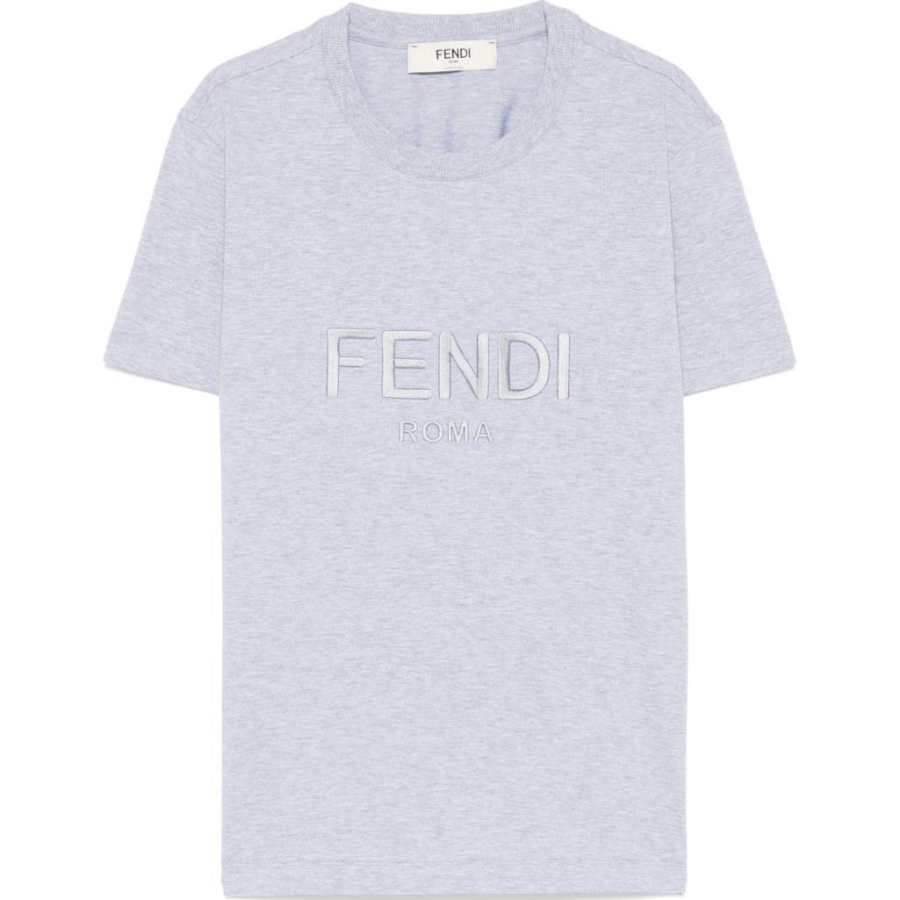 Fendi logo-embroidered T-shirt