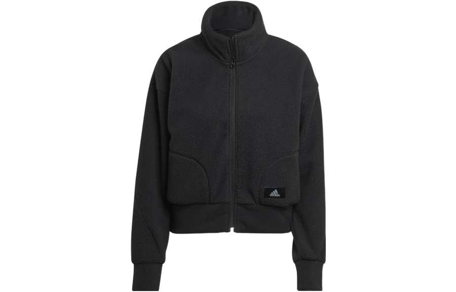 Adidas Adidas Jackets Women's Black Stand Collar Moderate Other