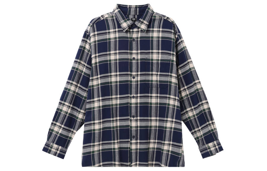 UNIQLO Shirts Women's Sea Blue Lapel Moderate Other