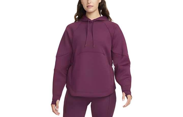 Nike Nike Sweatshirts Women's Burgundy Hooded Moderate Regular