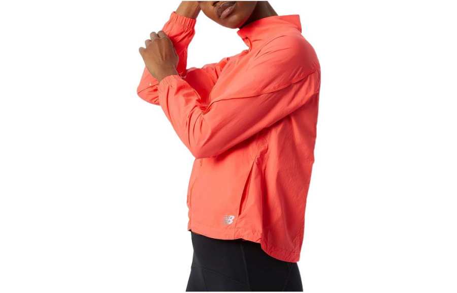 New Balance New Balance Jackets Women's Orange Stand Collar Moderate Other