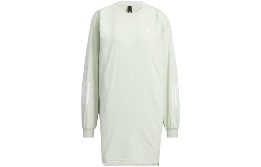 Adidas Adidas Knitwear Women's Light Green Crew Neck Moderate Other